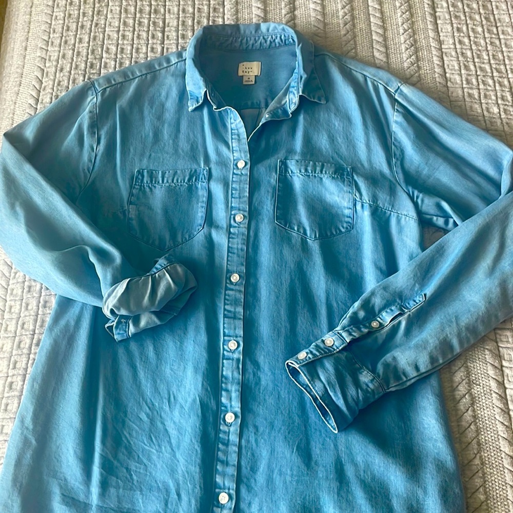 A New Day chambray button up